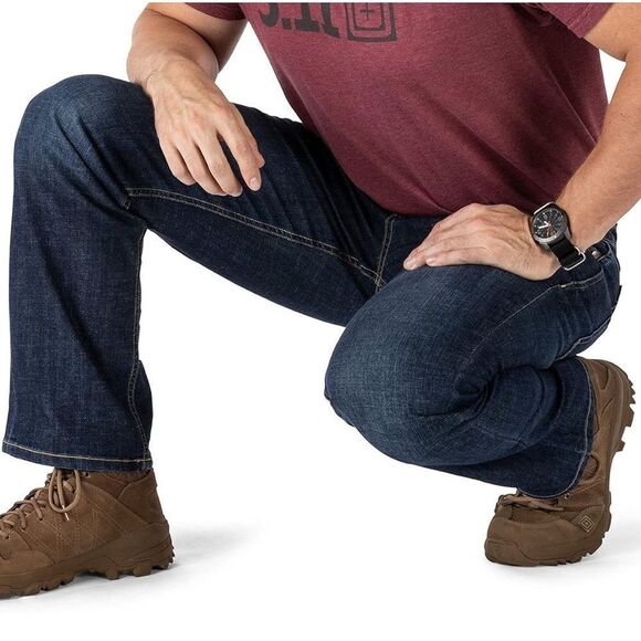 5.11 Tactical Men's Defender-Flex Straight Jeans Mechanical Stretch Fabric NEW